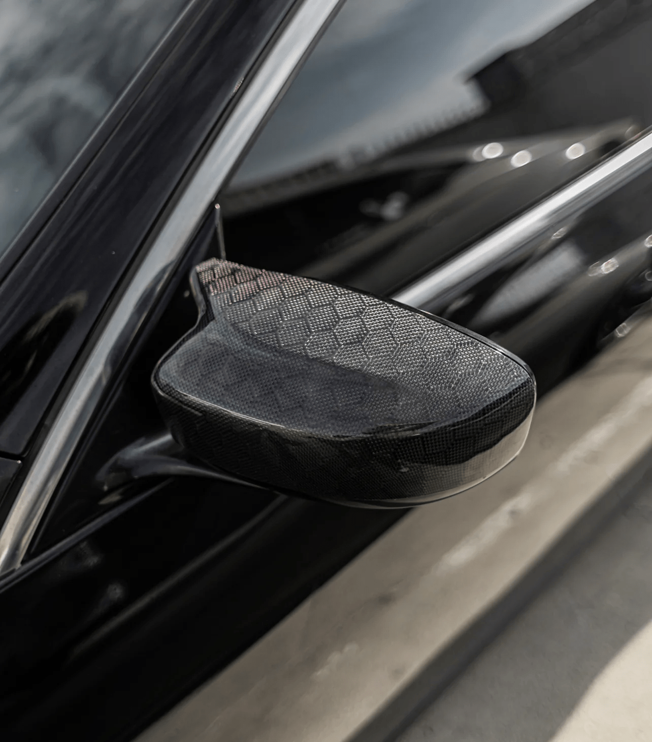 Infiniti G37 Q40 2 Door Coupe Side Mirror Cover Kazento Carbon Parts 车身侧板