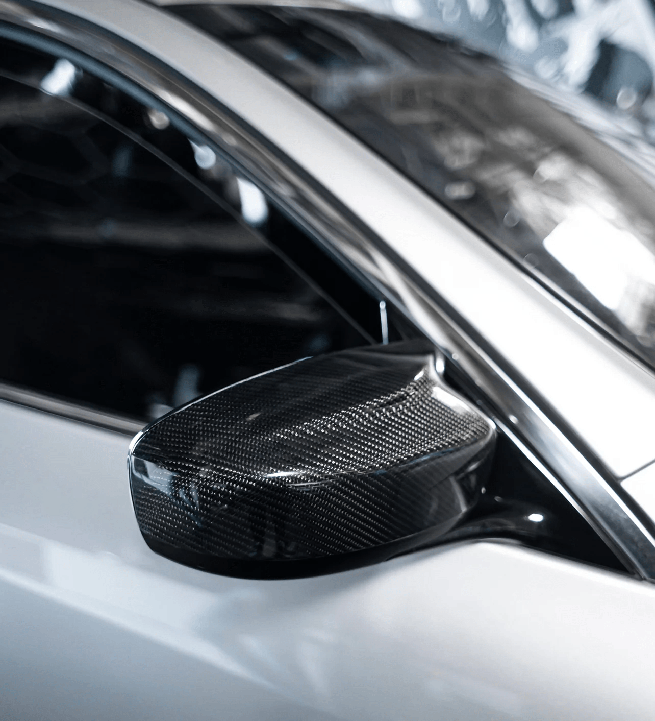 Infiniti G37 Q40 2 Door Coupe Side Mirror Cover Kazento Carbon Parts 车身侧板