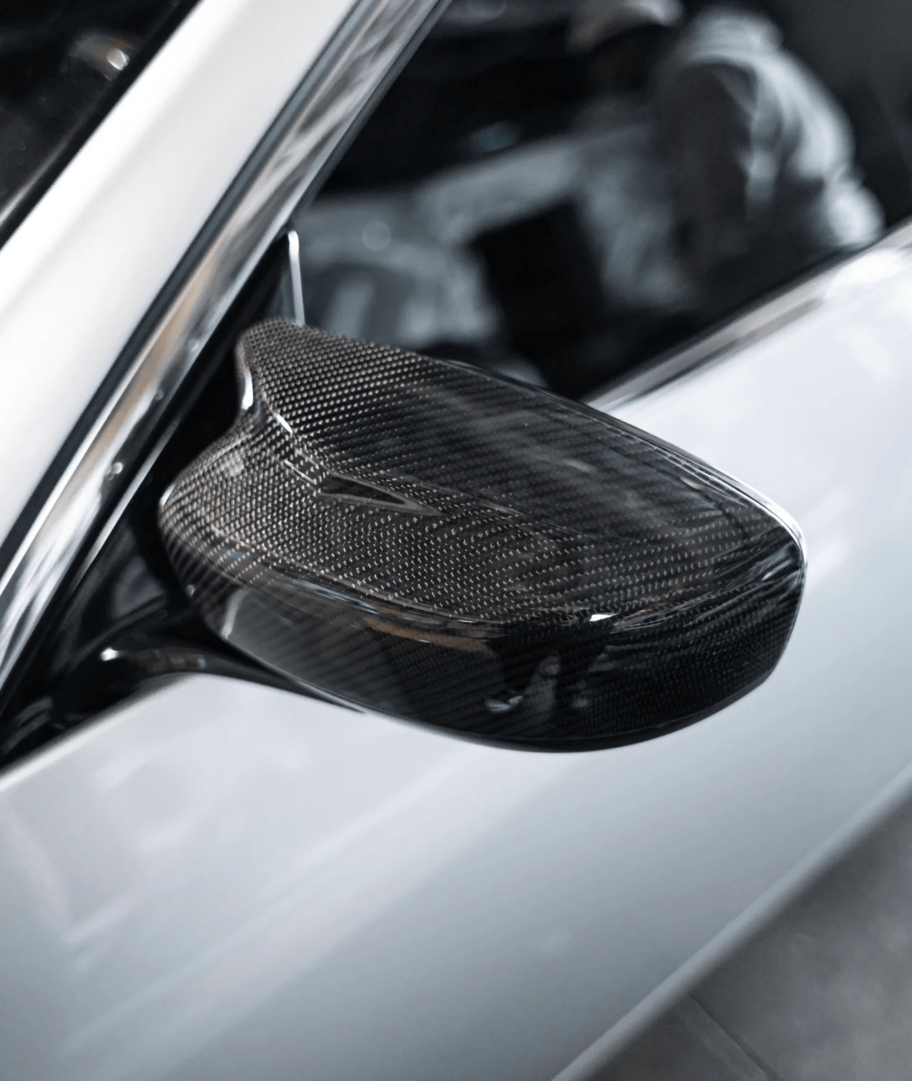 Infiniti G37 Q40 2 Door Coupe Side Mirror Cover Kazento Carbon Parts 车身侧板