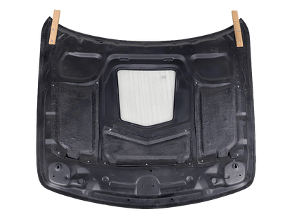 Infiniti G37 Q40 4 Door Sedan Clear Glass Front Vented Hood Bonnet Kazento Carbon Parts Bonnets/Hoods