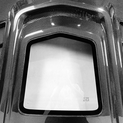 Infiniti G37 Q40 4 Door Sedan Clear Glass Front Vented Hood Bonnet Kazento Carbon Parts Bonnets/Hoods