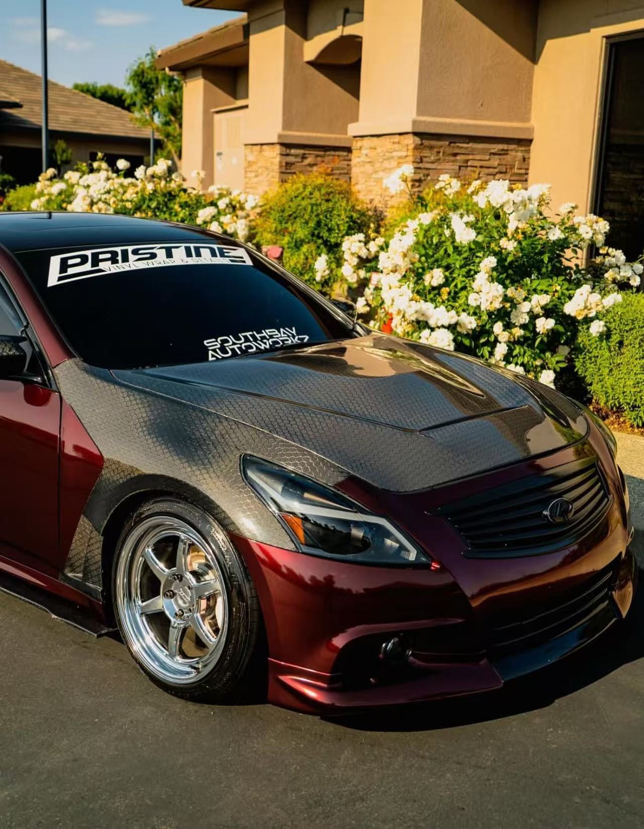 Infiniti G37 Q40 4 Door Sedan GTS Style Vented Hood Bonnet 2008-2013