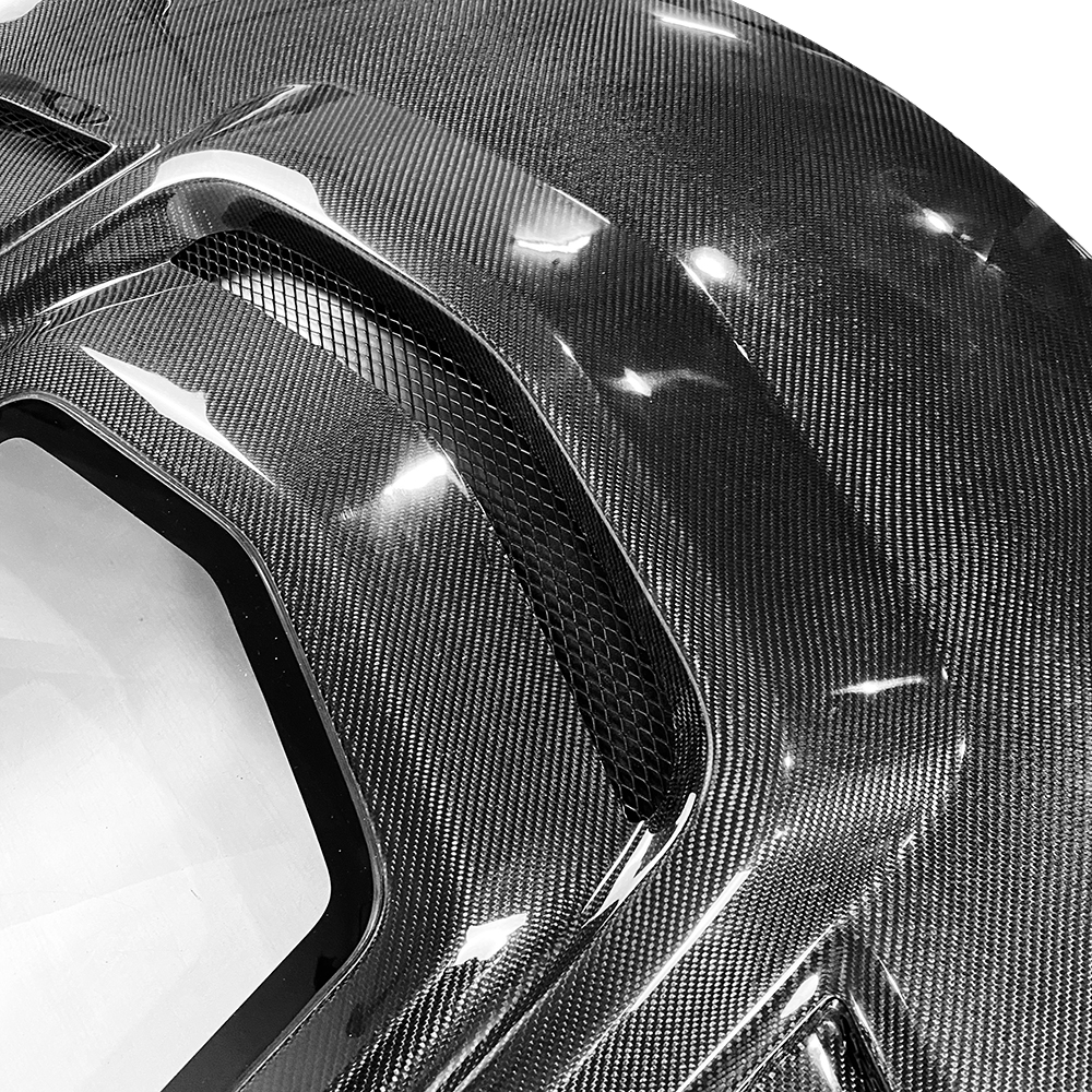 Infiniti G37/Q40/Q60 V36 Coupe 2 Door Clear Glass Vented Hood Bonnet 2008-2015