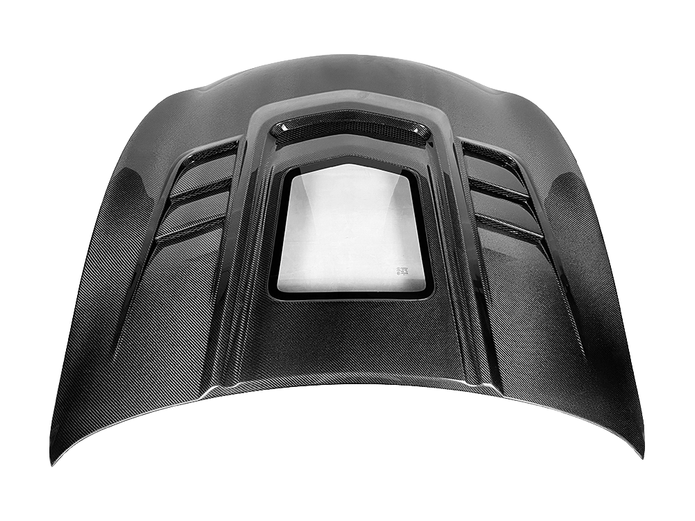 Infiniti G37/Q40/Q60 V36 Coupe 2 Door Clear Glass Vented Hood Bonnet 2008-2015