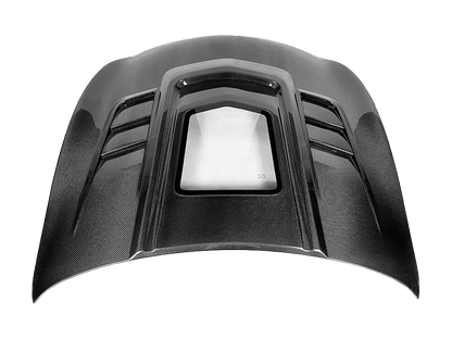 Infiniti G37/Q40/Q60 V36 Coupe 2 Door Clear Glass Vented Hood Bonnet 2008-2015