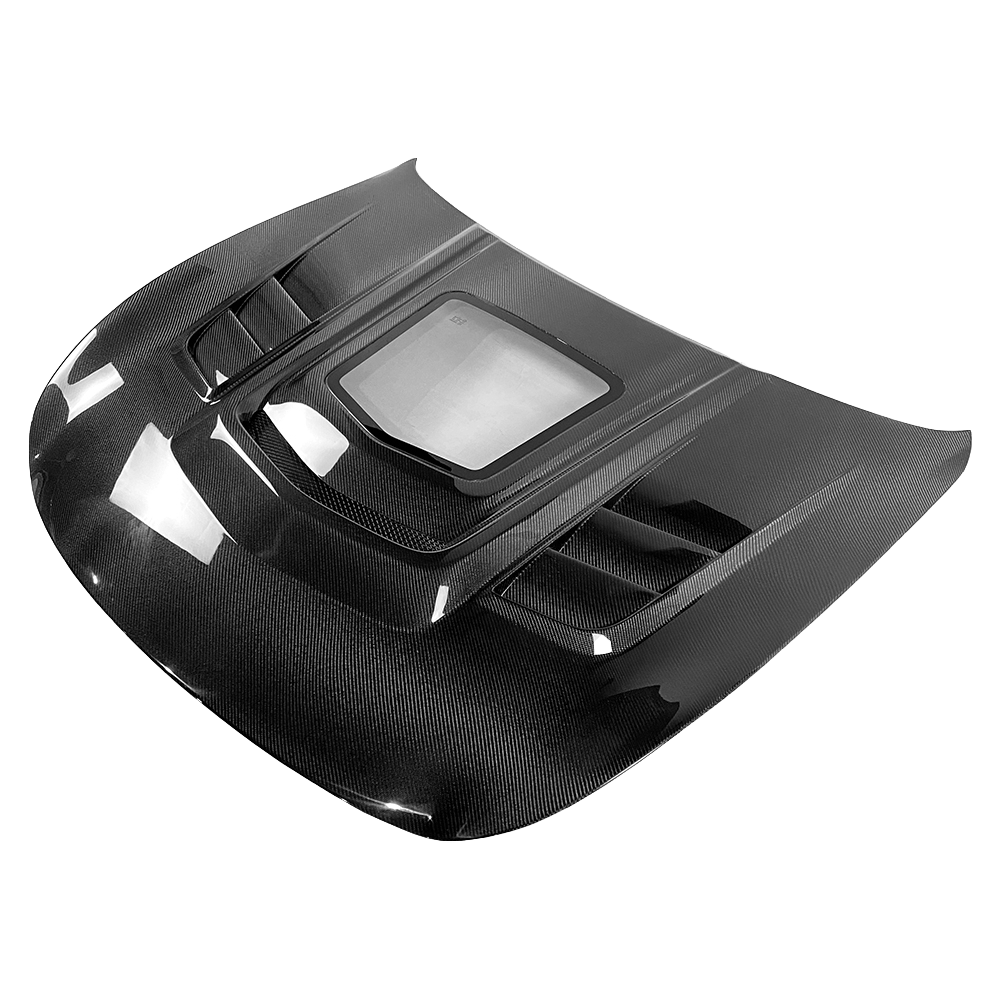 Infiniti G37/Q40/Q60 V36 Coupe 2 Door Clear Glass Vented Hood Bonnet 2008-2015