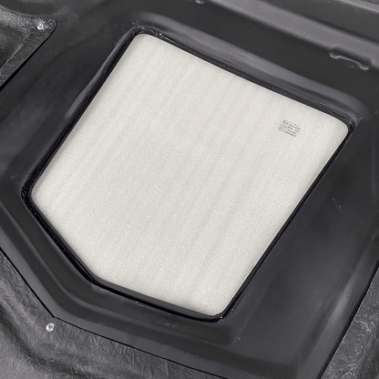 Infiniti G37/Q40/Q60 V36 Coupe Clear Glass Vented Hood Bonnet 2008-15 Kazento Carbon Parts Bonnets/Hoods