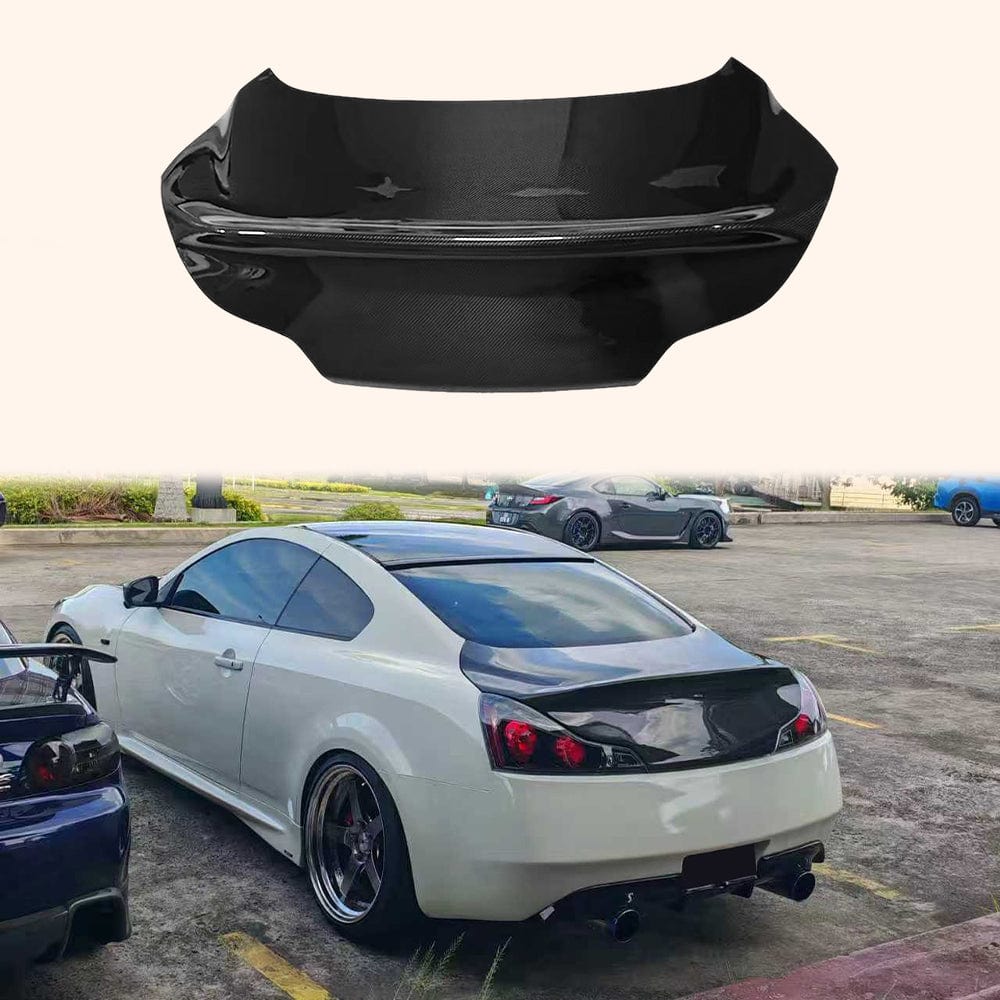 Infiniti G37/Q40/Q60 V36 Coupe Ducktail Rear Trunk Boot Lid 2008-2015 (No Camera Hole)