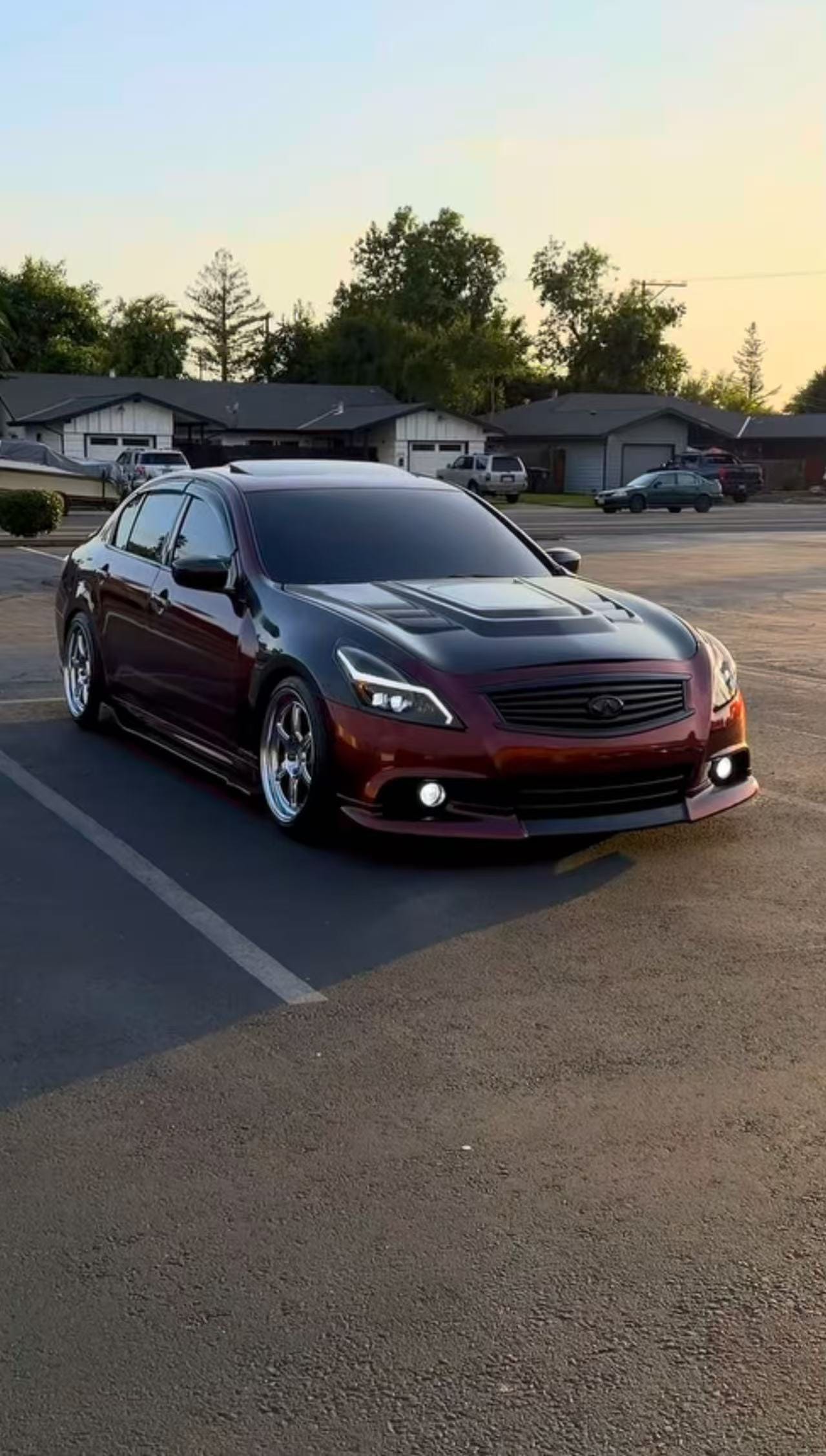Infiniti G37 Q40 Sedan IMP Style Vented Hood Bonnet 2008-2013