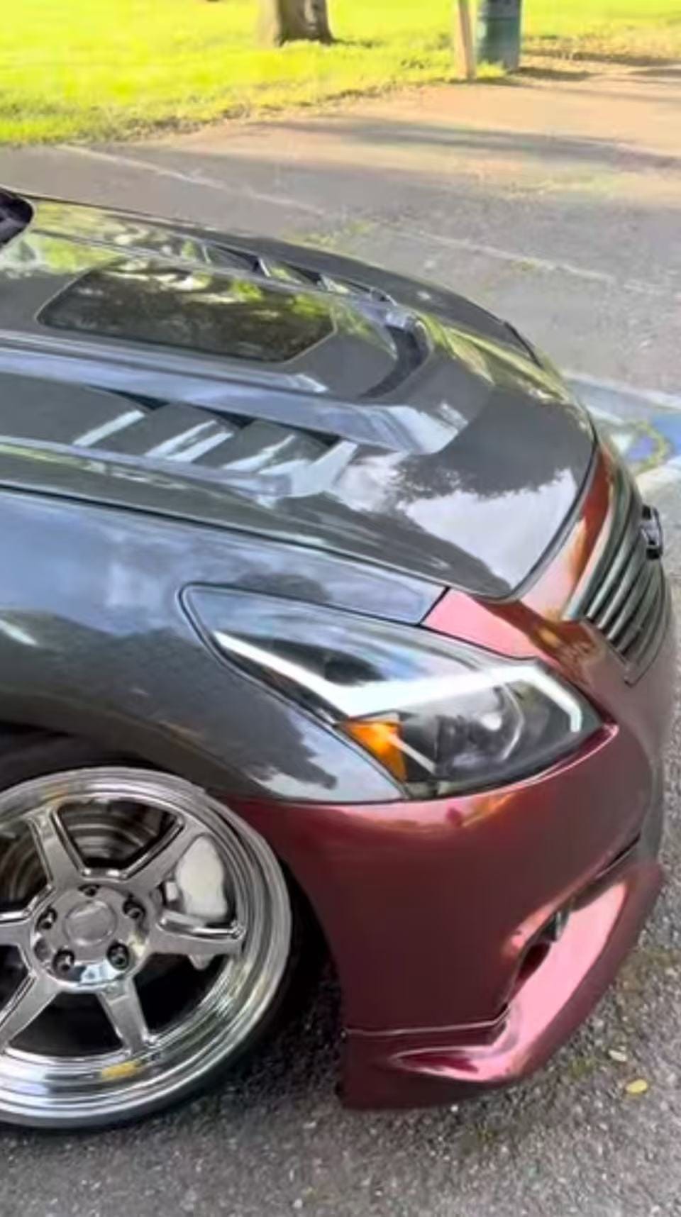 Infiniti G37 Q40 Sedan IMP Style Vented Hood Bonnet 2008-2013