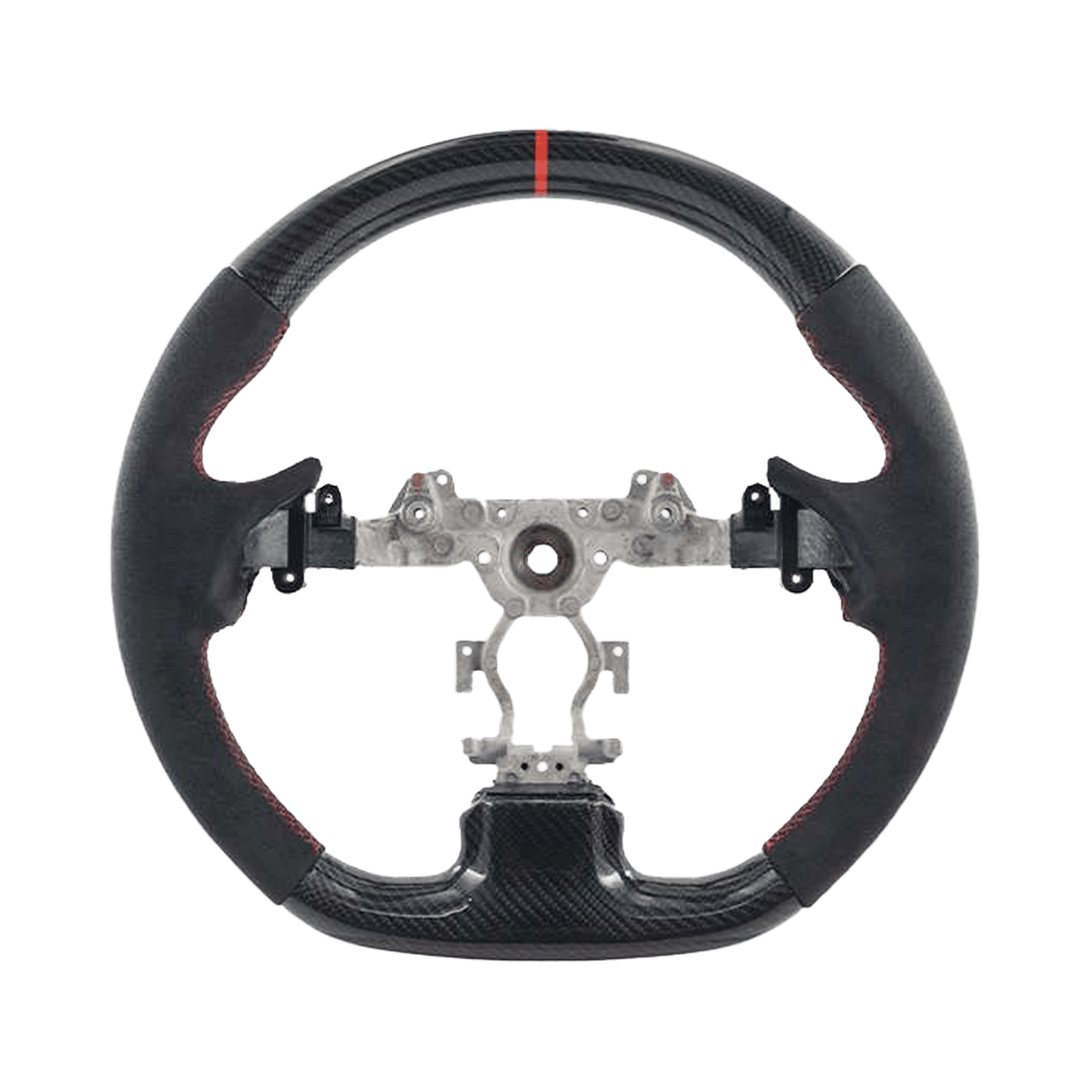 Infiniti G37 Q40 Steering Wheel Replacement 2007-2013 Kazento Carbon Parts Carbon Fiber G37-STEERING-D-CF