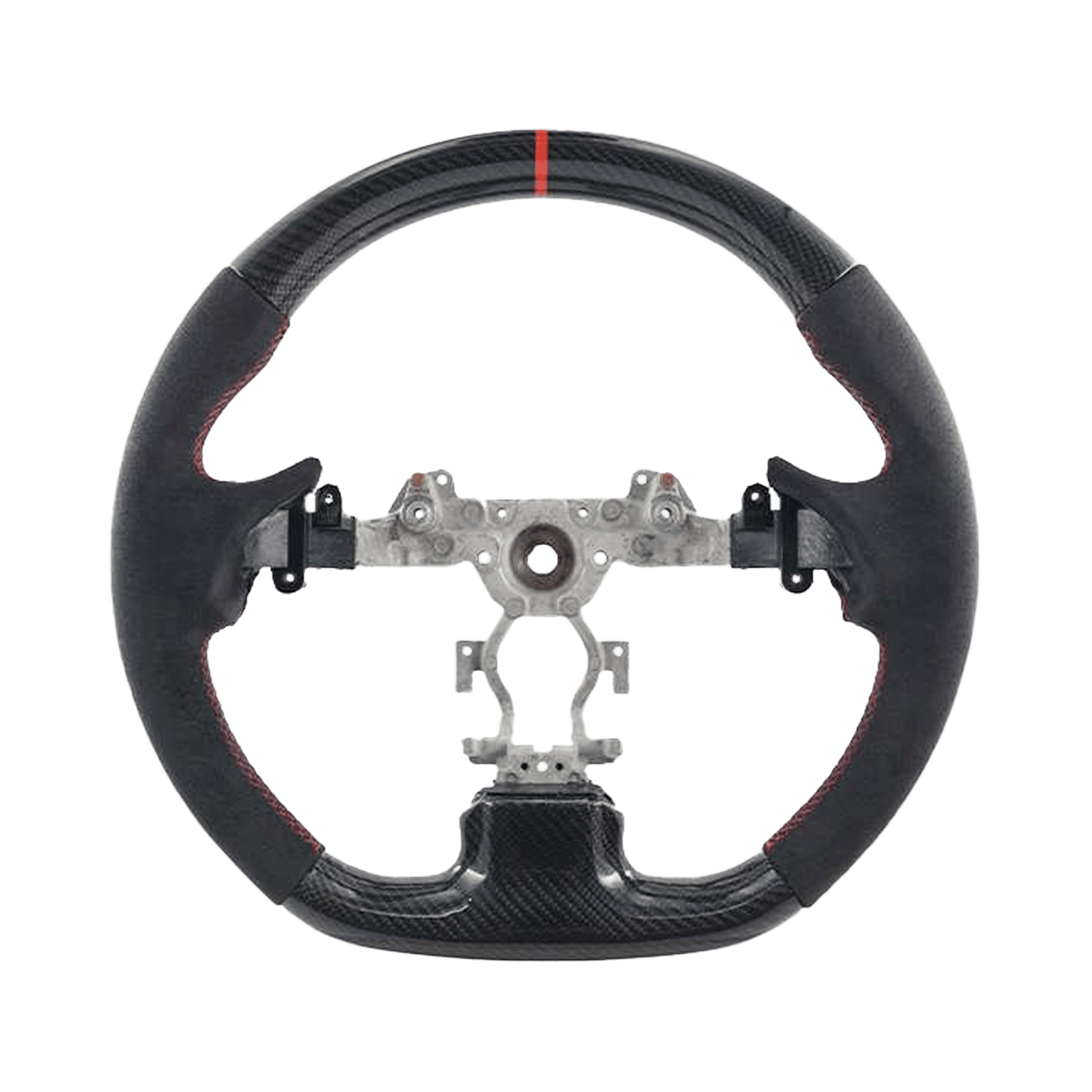 Infiniti G37 Q40 Steering Wheel Replacement 2007-2013 Kazento Carbon Parts Carbon Fiber G37-STEERING-D-CF