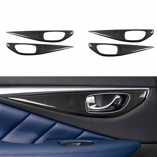 INFINITI Q50 Dry Carbon Front Rear Inner Door Panel Cover 2014-2023