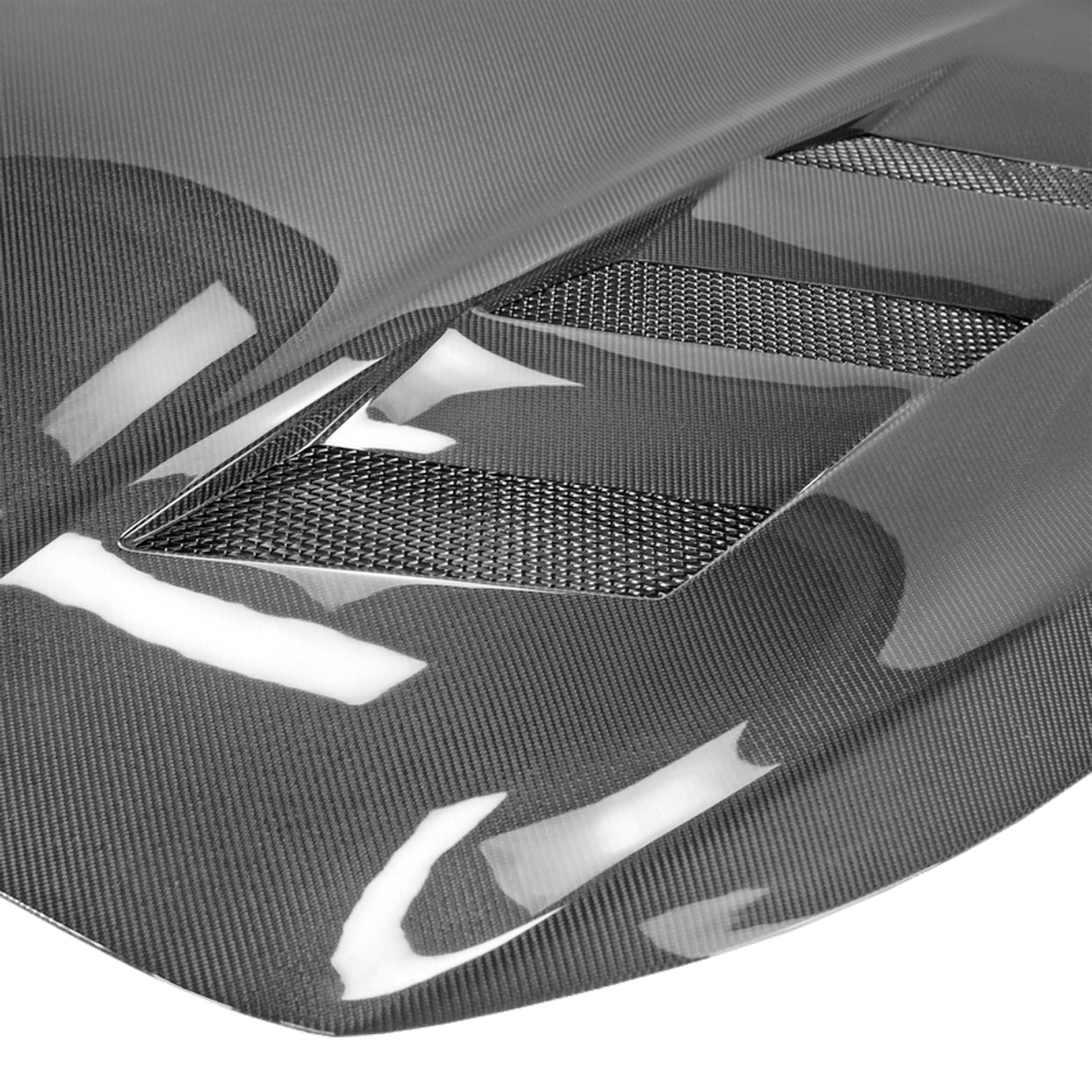 Infiniti Q50 V37 AM Style Vented Hood Bonnet 2013-2024 Kazento Carbon Parts Bonnets/Hoods