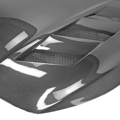 Infiniti Q50 V37 AM Style Vented Hood Bonnet 2013-2024 Kazento Carbon Parts Bonnets/Hoods