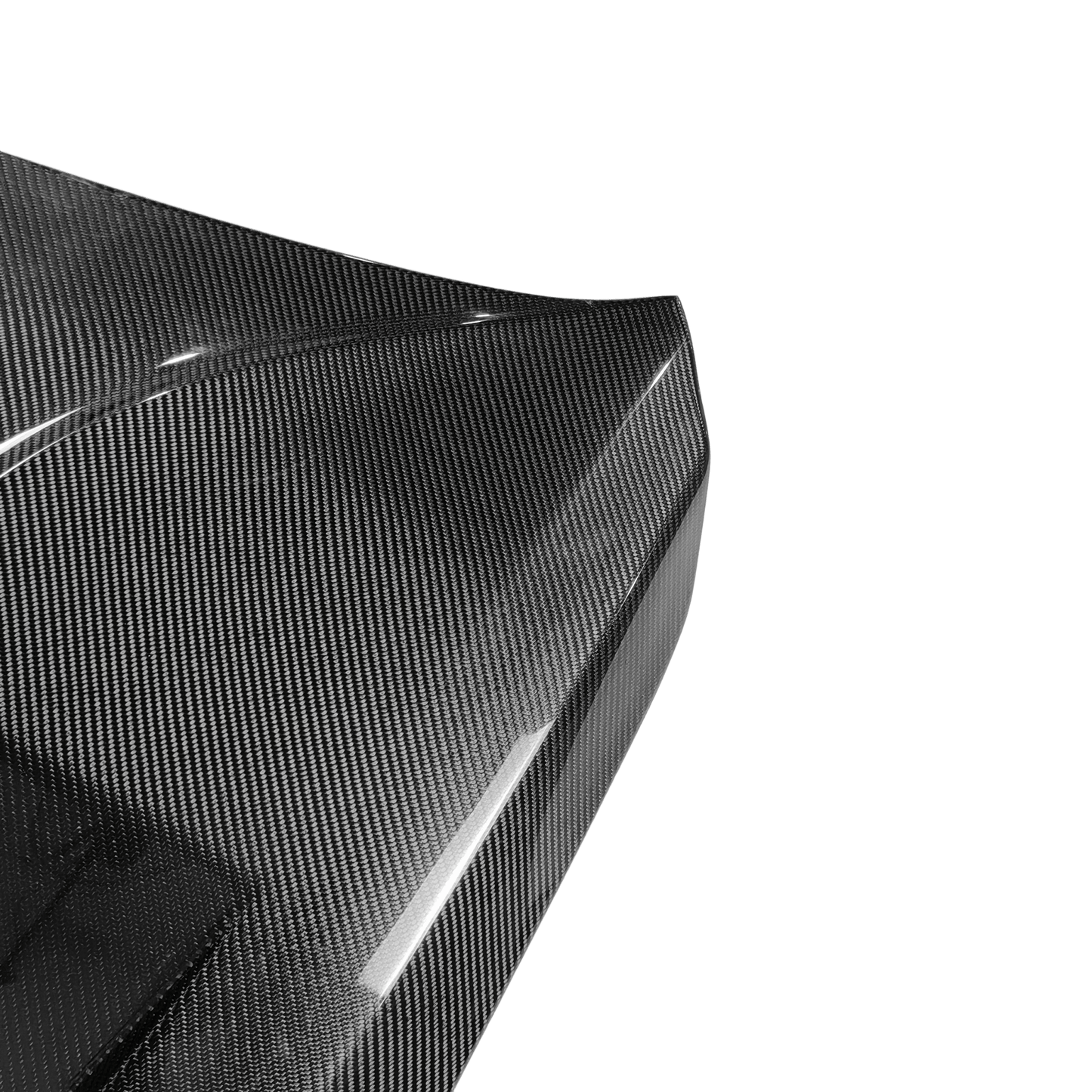 Infiniti Q50 V37 AMS Style Front Vented Bonnet Hood 2013-2024 Kazento Carbon Parts Carbon Fiber Q50-HOOD-AMS-CF