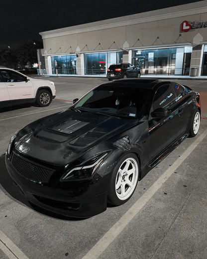 Infiniti Q50 V37 ATTK Type Front Vented Fenders (With Upper Vent) Kazento Carbon Parts 车身侧板