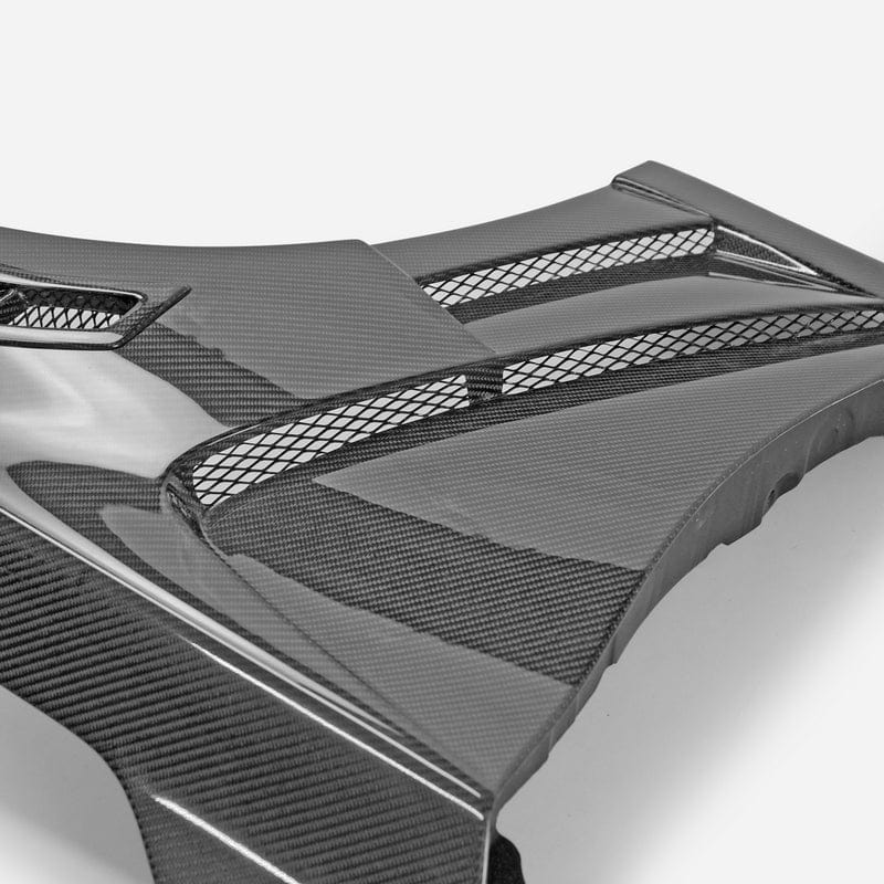 Infiniti Q50 V37 ATTK Type Front Vented Fenders (With Upper Vent) Kazento Carbon Parts 车身侧板
