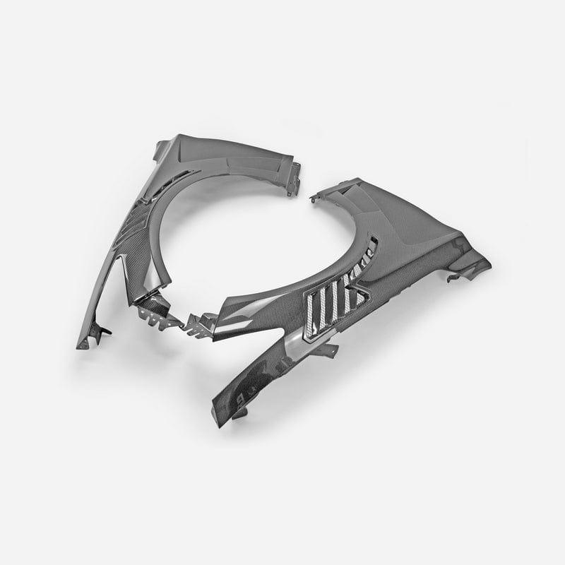 Infiniti Q50 V37 ATTK Type Front Vented Fenders (With Upper Vent) Kazento Carbon Parts 车身侧板
