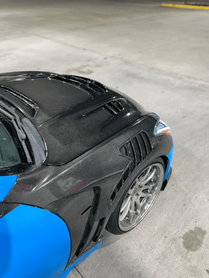 Infiniti Q50 V37 ATTK Type Front Vented Fenders (With Upper Vent)