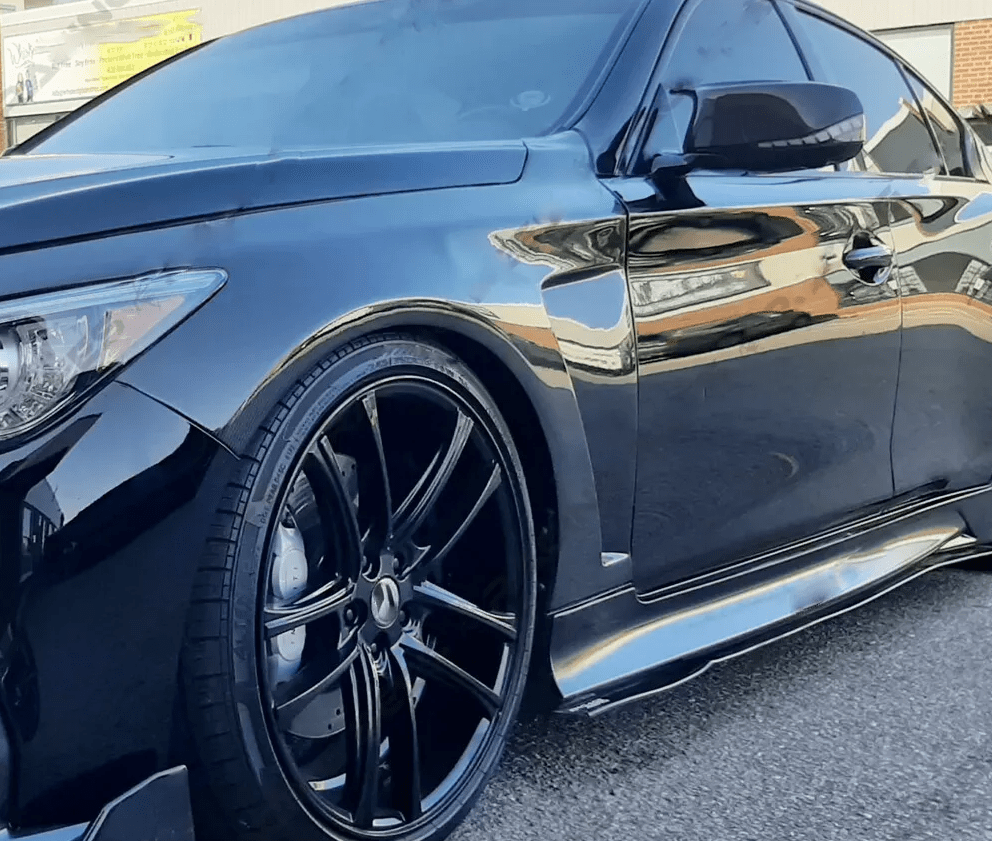 Infiniti Q50 V37 EAU Style Front Vented Fenders 2013-2024 Kazento Carbon Parts 车身侧板