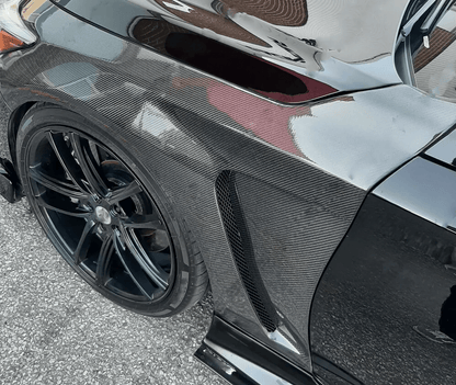 Infiniti Q50 V37 EAU Style Front Vented Fenders 2013-2024 Kazento Carbon Parts 车身侧板