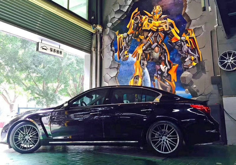 Infiniti Q50 V37 EAU Style Front Vented Fenders 2013-2024 Kazento Carbon Parts 车身侧板