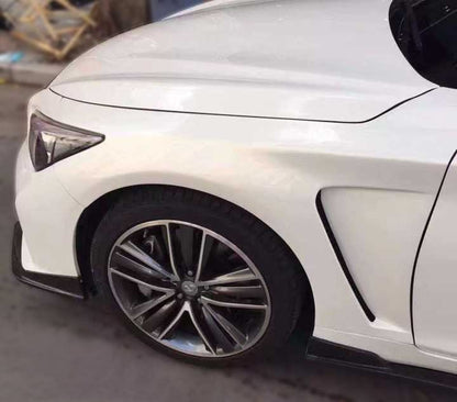 Infiniti Q50 V37 EAU Style Front Vented Fenders 2013-2024 Kazento Carbon Parts 车身侧板