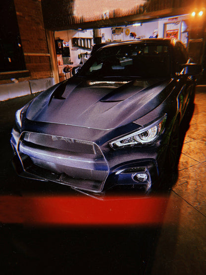 Infiniti Q50 V37 Front Bumper Replacement 2013-2024 Kazento Carbon Parts 车身侧板