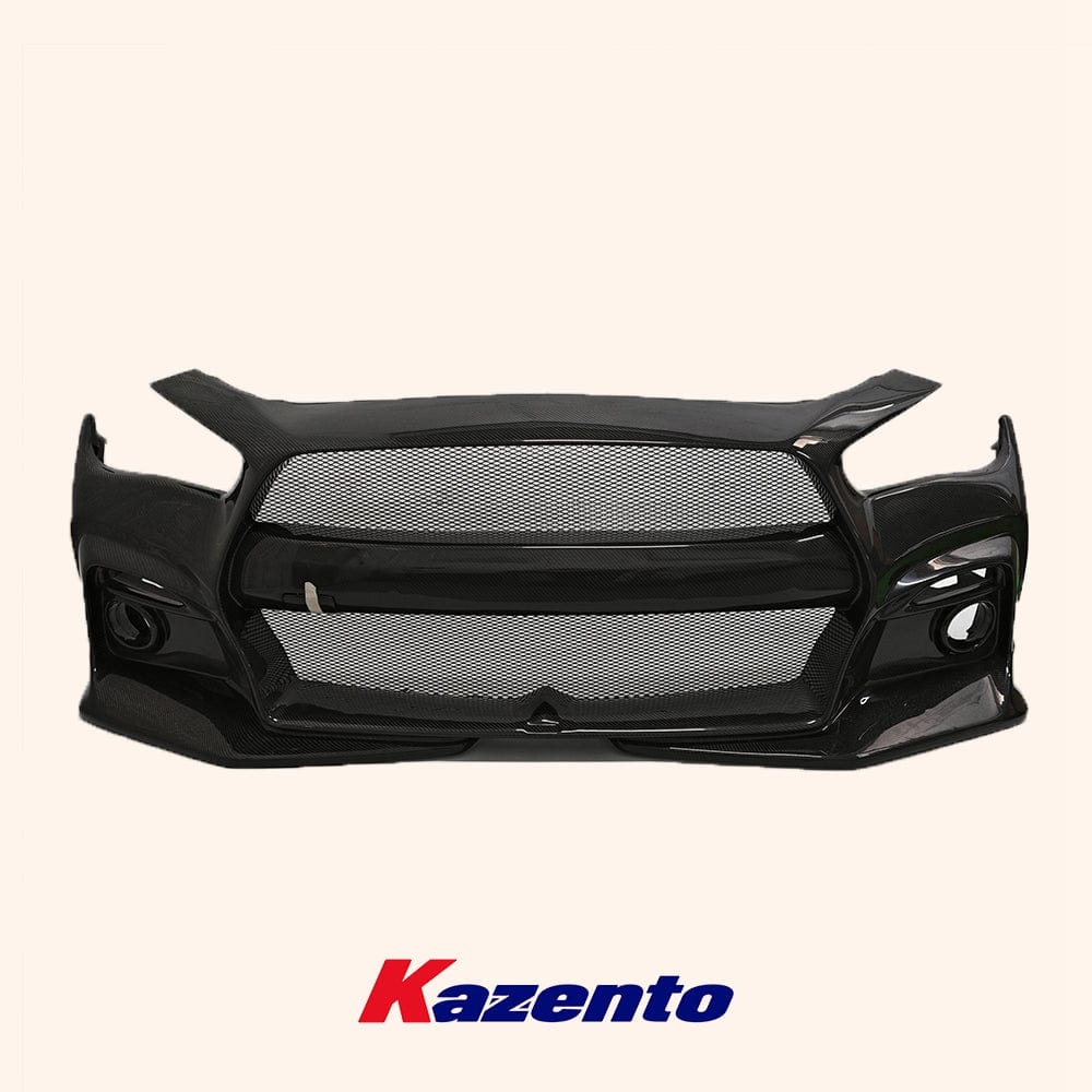 Infiniti Q50 V37 Front Bumper Replacement 2013-2024 Kazento Carbon Parts 车身侧板