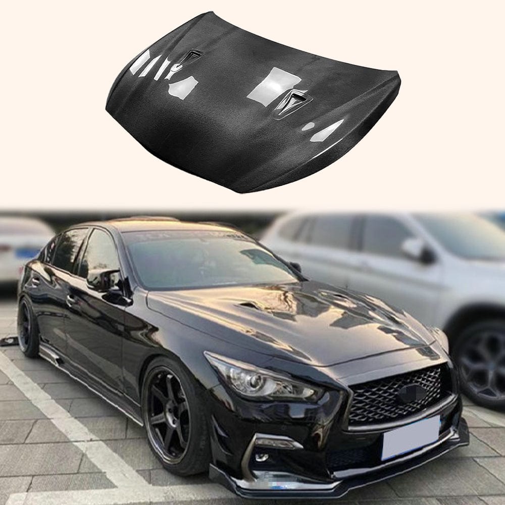 Infiniti Q50 V37 GTR Style Front Vented Bonnet Hood 2013-2024