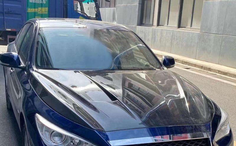 Infiniti Q50 V37 HT Style Vented Hood Bonnet 2013-2024