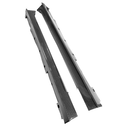 Infiniti Q50 V37 Side Skirts with Wider Line Replacement 2013-2024 Kazento Carbon Parts 车身侧板