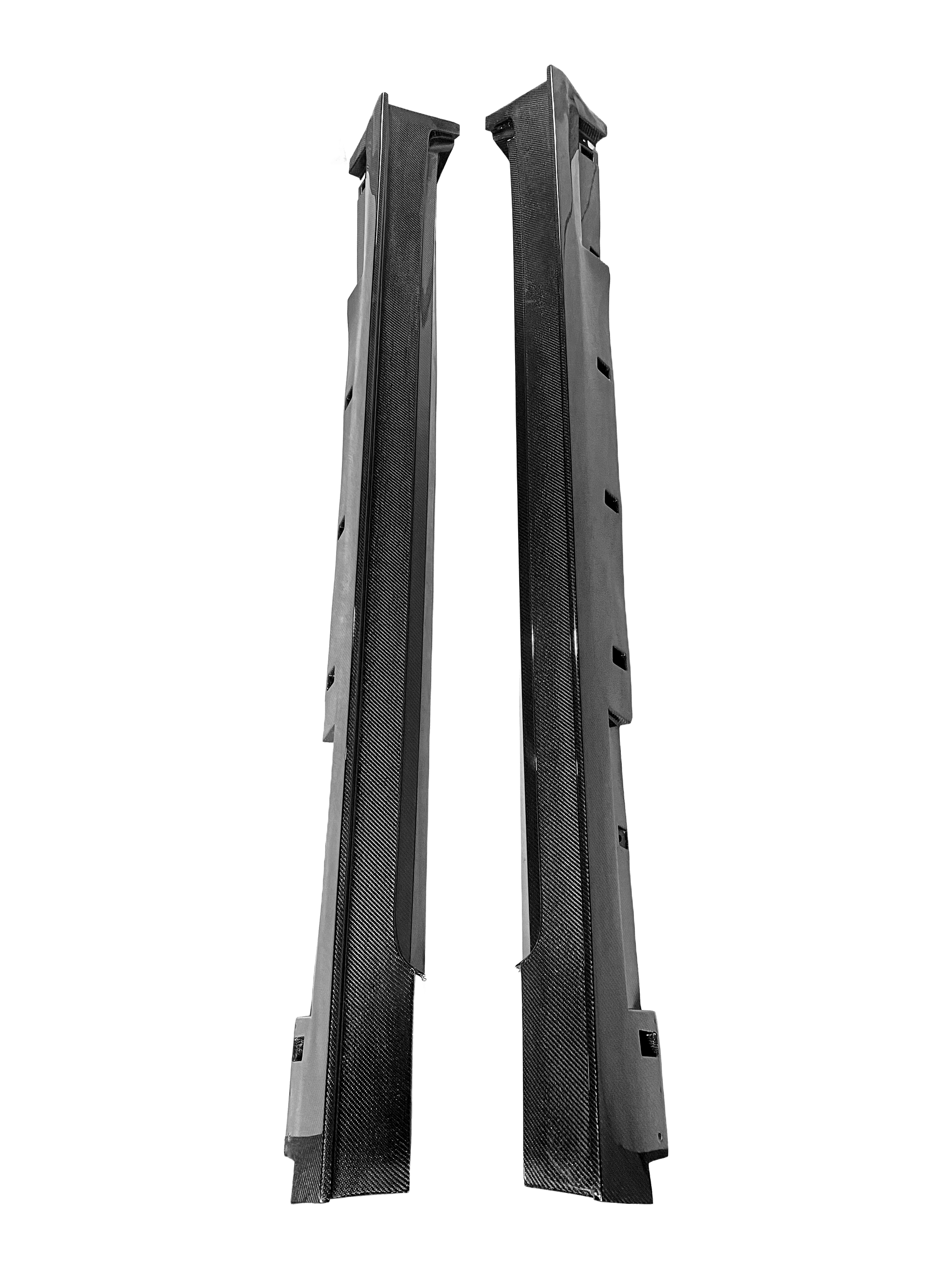 Infiniti Q50 V37 Side Skirts with Wider Line Replacement 2013-2024 Kazento Carbon Parts 车身侧板