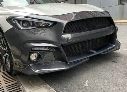 Infiniti Q60 CV37 Front Bumper 17 onwards Kazento Carbon Parts