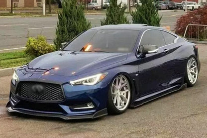 Infiniti Q60 CV37 Front Bumper Lip 17 onwards Kazento Carbon Parts 车身侧板 Carbon Fiber Q60-FL-V-CF