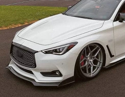 Infiniti Q60 CV37 Front Bumper Lip 17 onwards Kazento Carbon Parts 车身侧板 Carbon Fiber Q60-FL-V-CF