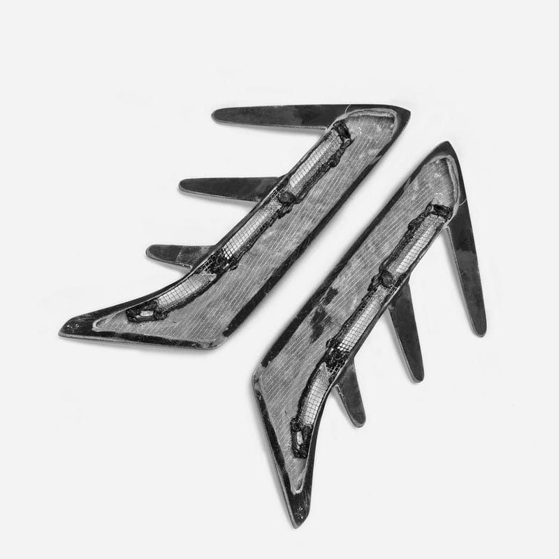 Infiniti Q60 CV37 Front Fender Vents 17 onwards Kazento Carbon Parts Carbon Fiber Q60-RFTRIM-EPA-CF