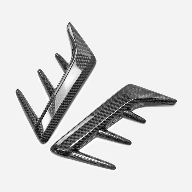 Infiniti Q60 CV37 Front Fender Vents 17 onwards Kazento Carbon Parts Carbon Fiber Q60-RFTRIM-EPA-CF