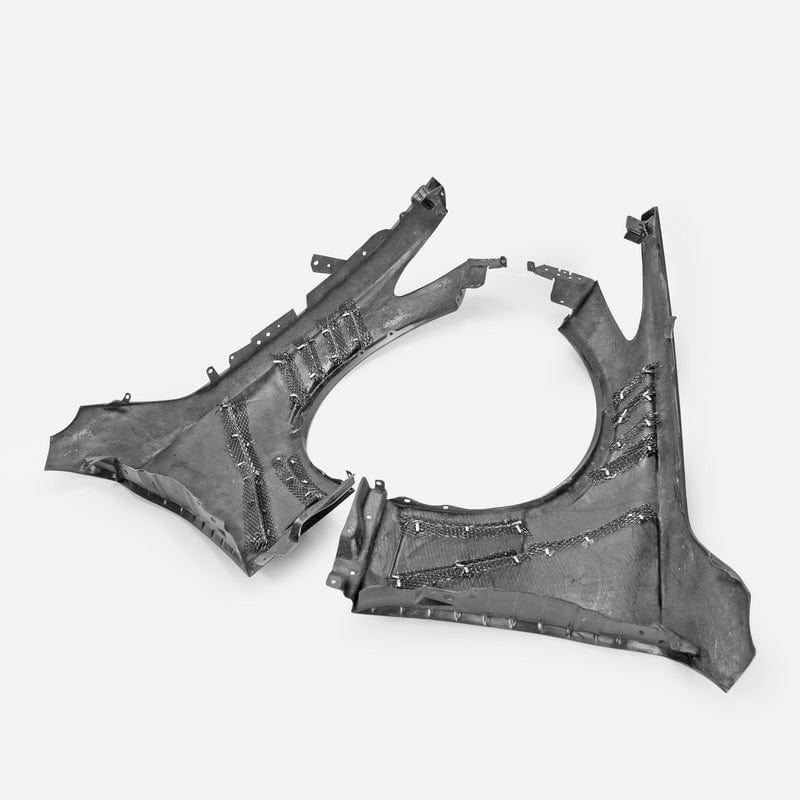 Infiniti Q60 CV37 Front Vented Fenders 17 onwards Kazento Carbon Parts 车身侧板
