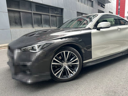 Infiniti Q60 CV37 Front Vented Fenders 17 onwards Kazento Carbon Parts 车身侧板