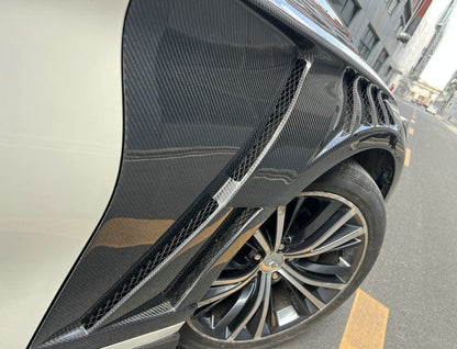 Infiniti Q60 CV37 Front Vented Fenders 17 onwards Kazento Carbon Parts 车身侧板