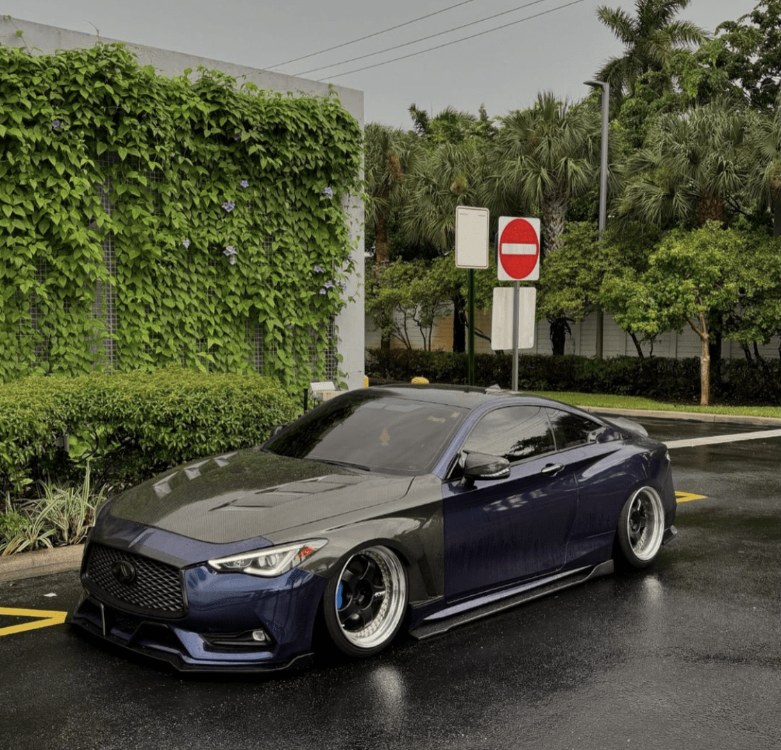Infiniti Q60 CV37 Front Vented Fenders 2017-2022 Kazento Carbon Parts 车身侧板
