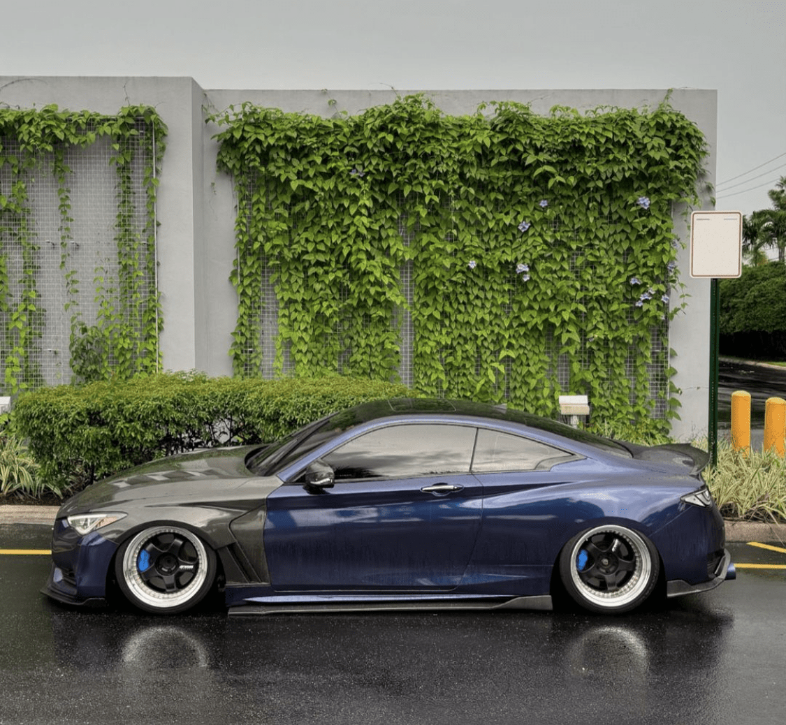 Infiniti Q60 CV37 Front Vented Fenders 2017-2022 Kazento Carbon Parts 车身侧板