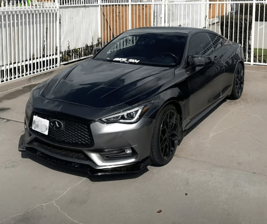Infiniti Q60 CV37 Front Vented Fenders 2017-2022