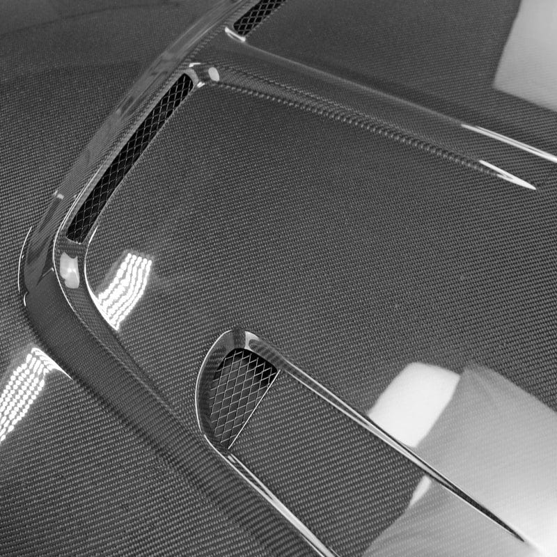 Infiniti Q60 CV37 Front Vented Hood Bonnet 17 onwards Kazento Carbon Parts Bonnets/Hoods