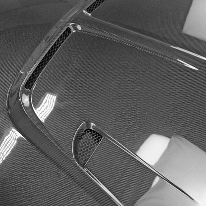 Infiniti Q60 CV37 Front Vented Hood Bonnet 17 onwards Kazento Carbon Parts Bonnets/Hoods