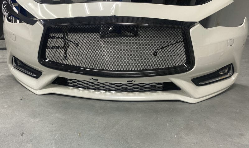 Infiniti Q60 CV37 OE Type Front Grill 17 onwards Kazento Carbon Parts