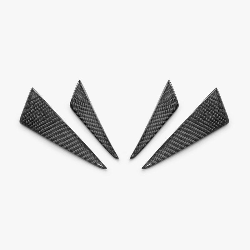 Infiniti Q60 CV37 Rear Bumper Canard  17 onwards Kazento Carbon Parts Carbon Fiber Q60-CANA-V-CF