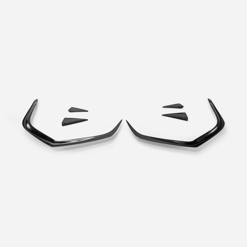 Infiniti Q60 CV37 Rear Bumper Canard  17 onwards Kazento Carbon Parts Carbon Fiber Q60-CANA-V-CF